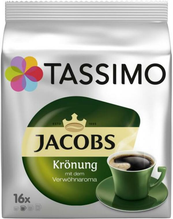 Bild 1 von Tassimo Kapseln Jacobs Krönung, 16 Kaffeekapseln