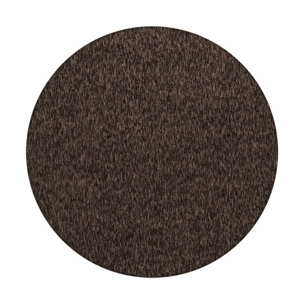 Bild 1 von Novel Flachwebeteppich Nizza, Braun, Textil, Uni, rund, Oeko-Tex® Standard 100, pflegeleicht, Teppiche & Böden, Teppiche, Runde Teppiche