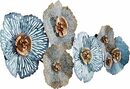 Bild 1 von Home affaire Wanddekoobjekt Blüten, Wanddeko, aus Metall, bestehend aus 7 Blüten, Bunt