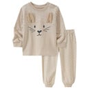 Bild 1 von Baby Schlafanzug  mit Hasen-Motiv BEIGE