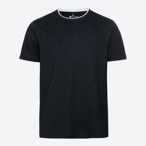 Herren-T-Shirt aus reiner Baumwolle ,Black