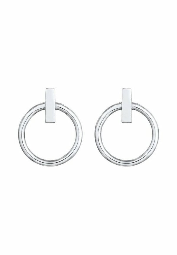 Bild 1 von Elli Paar Ohrstecker Stecker Kreis Rund Geo Trend 925 Sterling Silber, Silberfarben