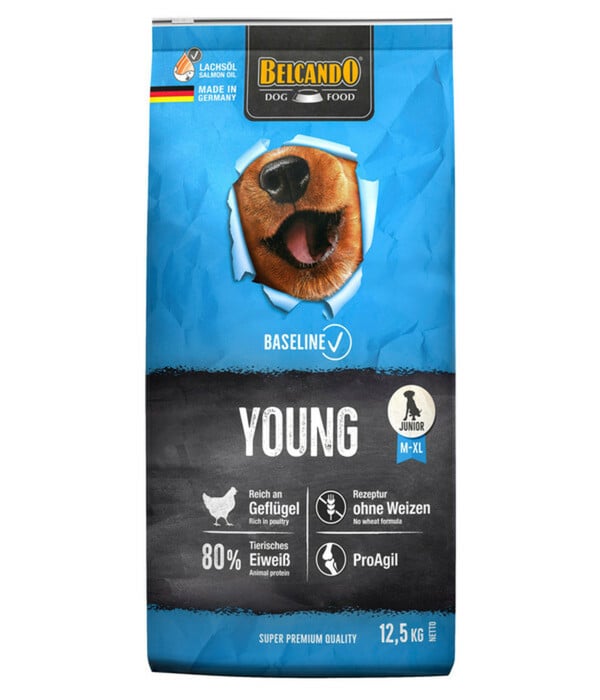 Bild 1 von BELCANDO® Trockenfutter für Hunde Baseline Young, Junior, Geflügel, 12,5 kg