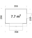 Bild 4 von Palmako Marktstand Kira, ca. B355/H264/T290 cm