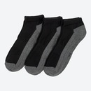 Bild 1 von Herren-Sport-Sneaker-Socken, 3er-Pack ,Black