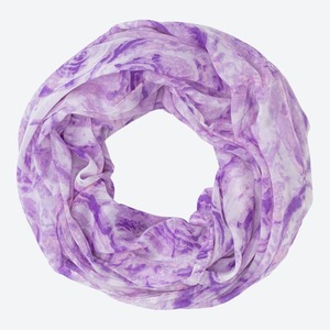 Damen-Loop-Schal mit Muster ,Violet