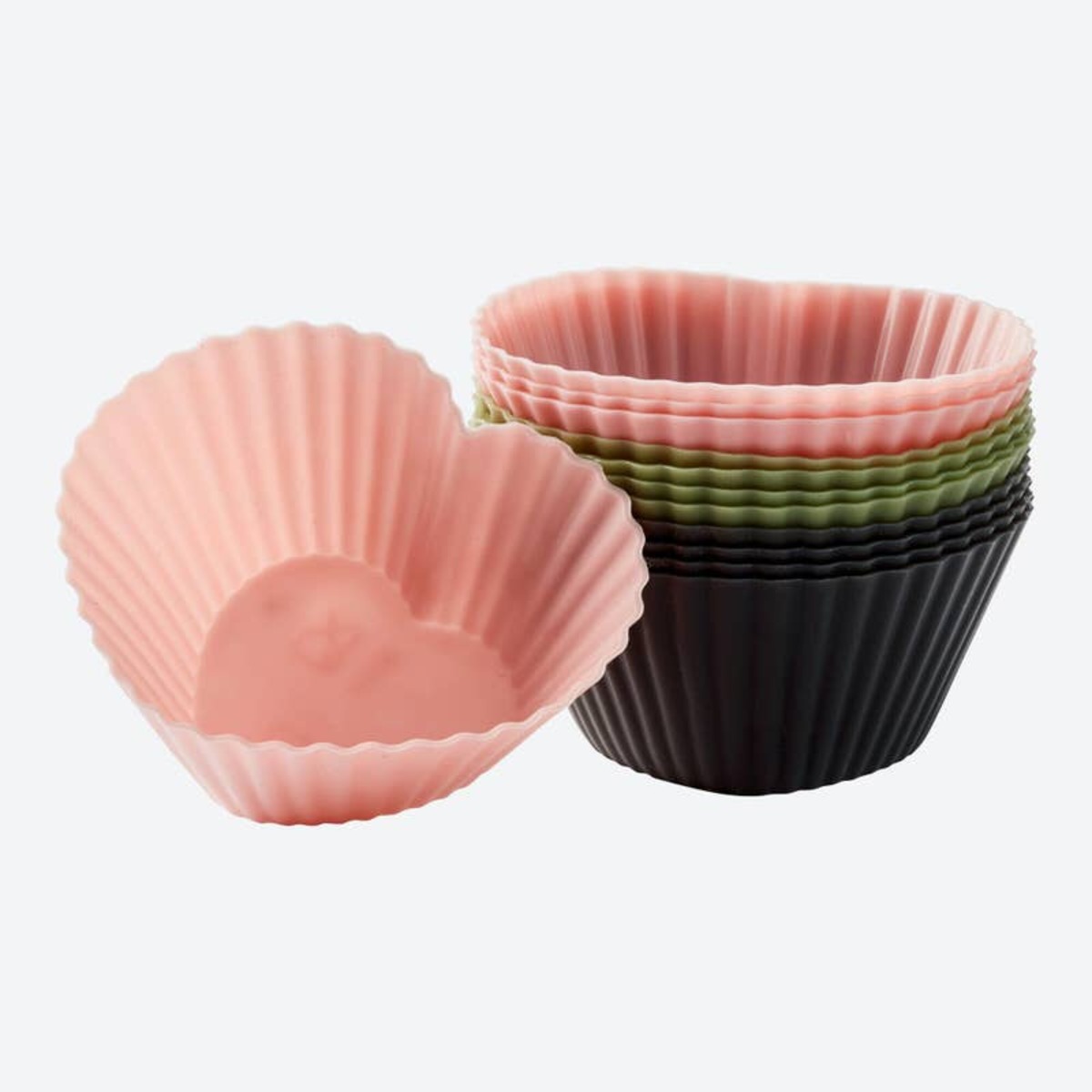 Bild 1 von Silikon-Backformen, 12er-Pack ,White