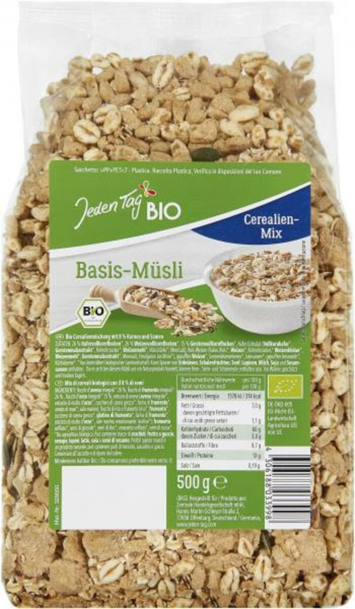 Bild 1 von Jeden Tag Bio Basis Müsli Cerealien-Mix