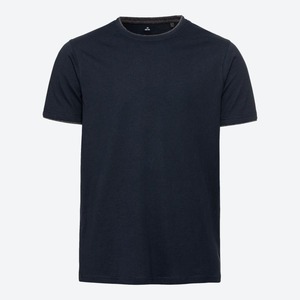 Herren-T-Shirt mit Layer-Design ,Dark-blue