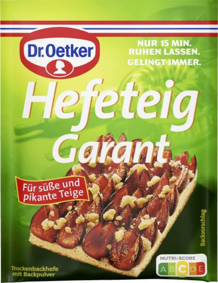 Bild 1 von Dr. Oetker Hefeteig Garant
