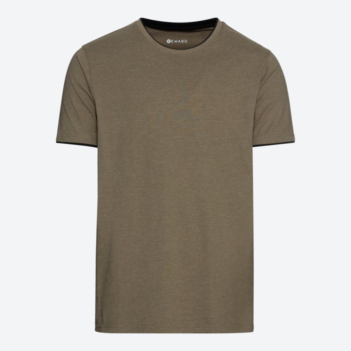 Bild 1 von Herren-T-Shirt mit Kontrast-Einsätzen ,Brown