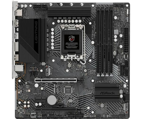 Bild 1 von Z790M PG Lightning/D4, DDR4, LGA 1700, micro ATX Mainboard