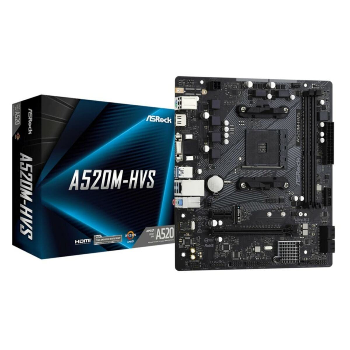 Bild 1 von A520M-HVS (AM4) (D) Mainboard