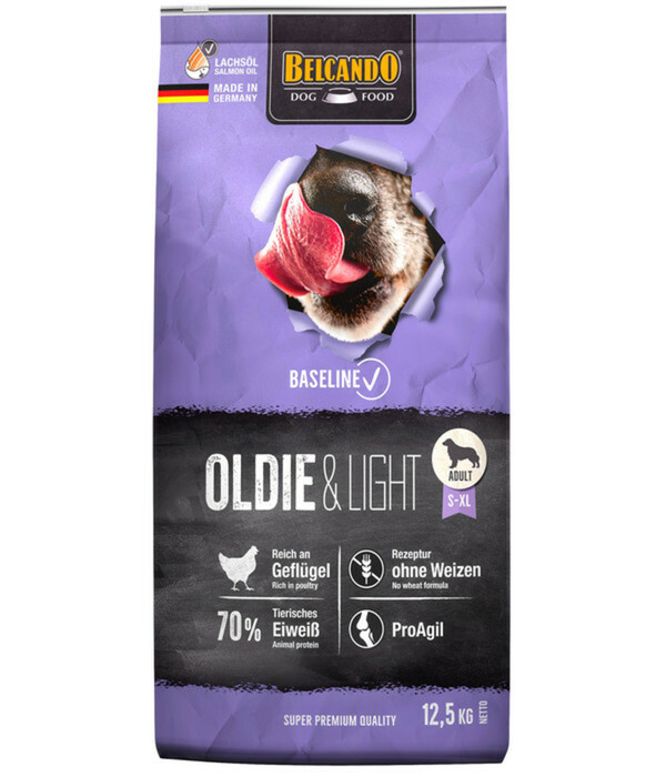 Bild 1 von BELCANDO® Trockenfutter für Hunde Baseline Oldie & Light, Adult/Senior, Geflügel, 12,5 kg