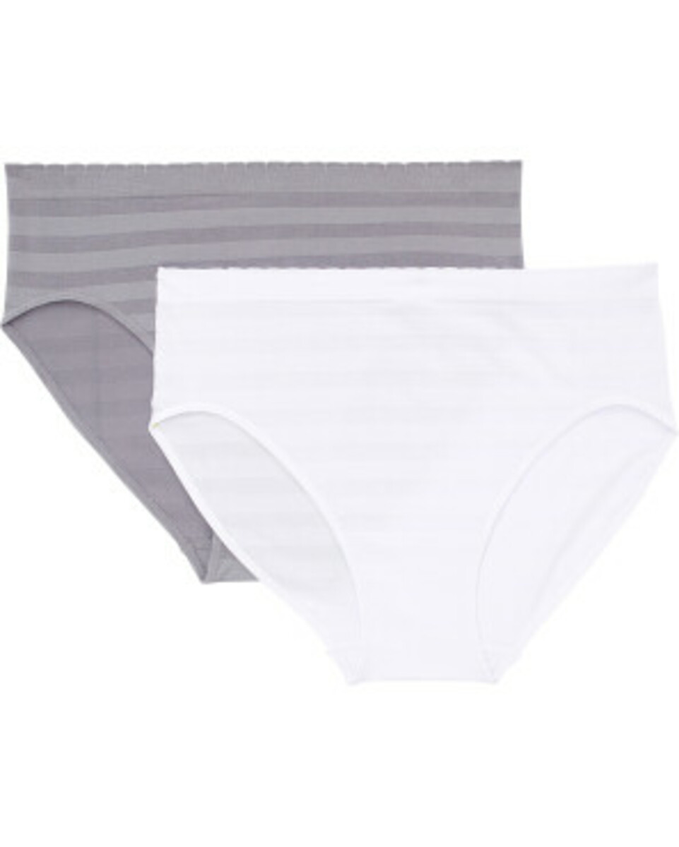 Bild 1 von Nahtlose Slips
       
      2er-Pack, Janina curved
     
      silbergrau