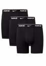 Bild 1 von NIKE Underwear Boxer (3-St) mit besonders langem Bein und Nike Logobund, Schwarz