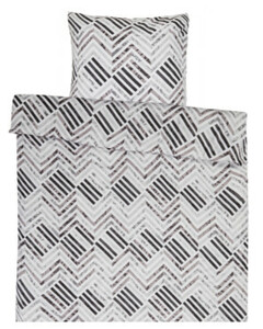 Mikrofaser-Bettwäsche
       
      Home & Deko, verschiedene Designs, ca. 135 x 200 cm
     
      grau gestreift