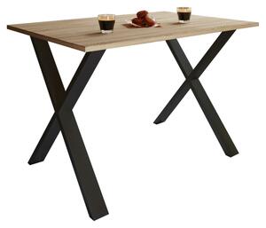 Esstisch ''Xona'', in Schwarz/Sonoma Eiche, Schwarz, Sonoma Eiche