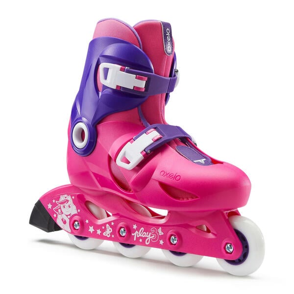 Bild 1 von Inline Skates Inliner Play 3 Kinder rosa/violett Rosa|violett