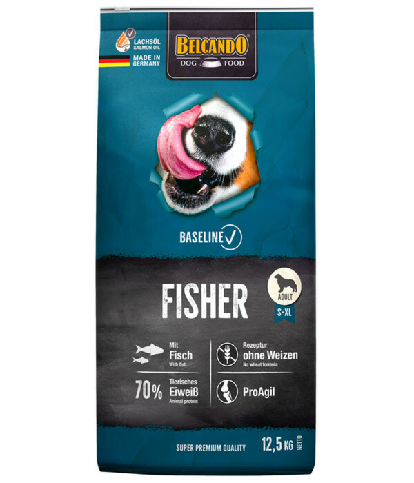 Bild 1 von BELCANDO® Trockenfutter für Hunde Baseline Fisher, Adult, Geflügel & Fisch, 12,5 kg
