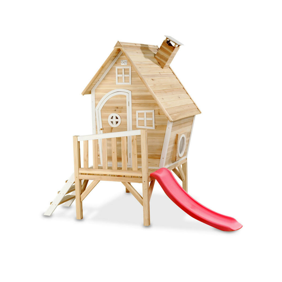 Bild 1 von Exit Spielhaus, Natur, Holz, Zeder, 166x227x246 cm, EN 71, CE, FSC 100%, Spielzeug, Kinderspielzeug, Spielzeug für Draußen