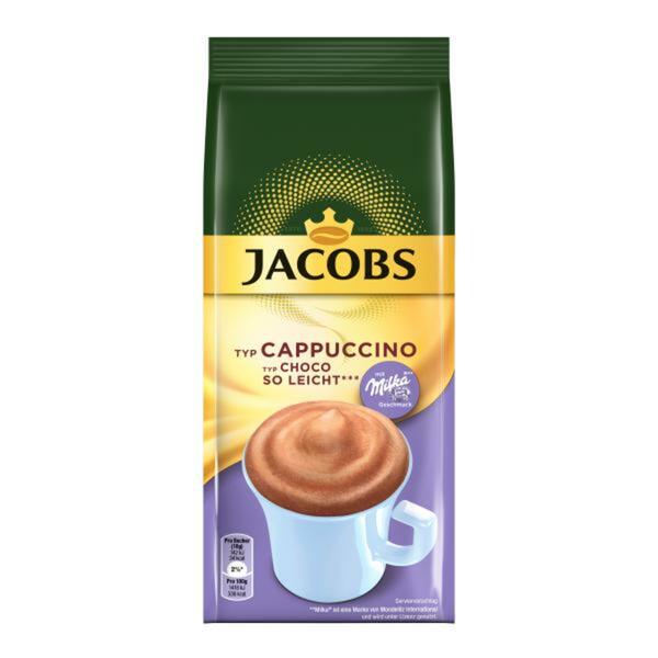 Bild 1 von Jacobs Cappuccino Choco So Leicht, Kaffeespezialitäten, Nachfüllbeutel