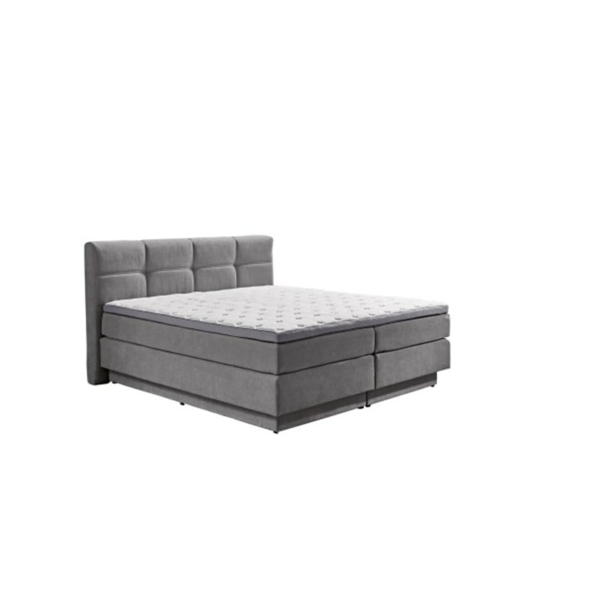 Bild 1 von Boxspringbett Portage Stoffbezug Silber ca. 180 x 200 cm