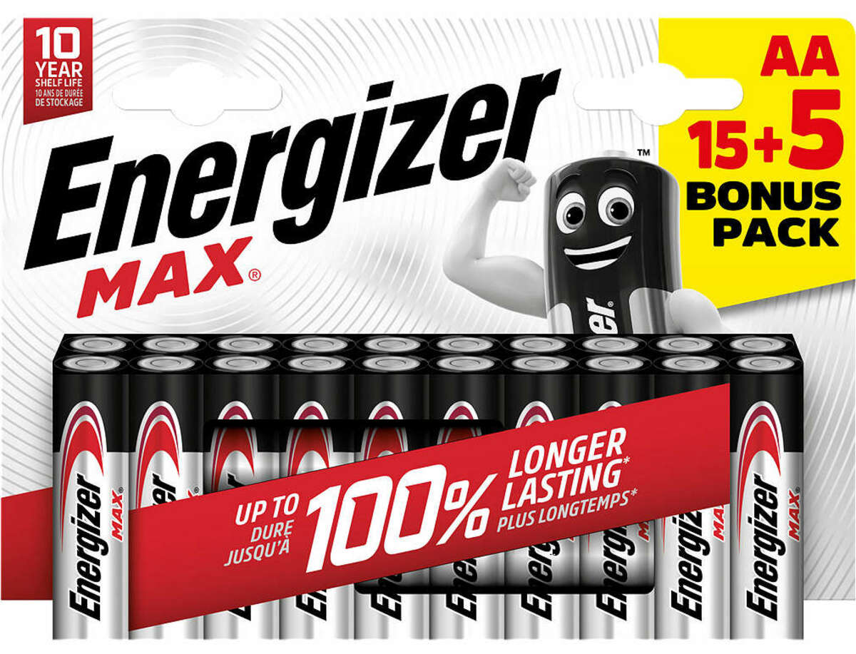Bild 1 von ENERGIZER Alkaline-Batterien AA oder AAA »Max«