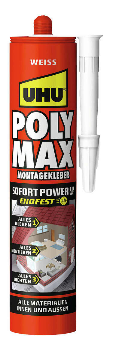 Bild 1 von UHU Montagekleber POLY MAX weiß