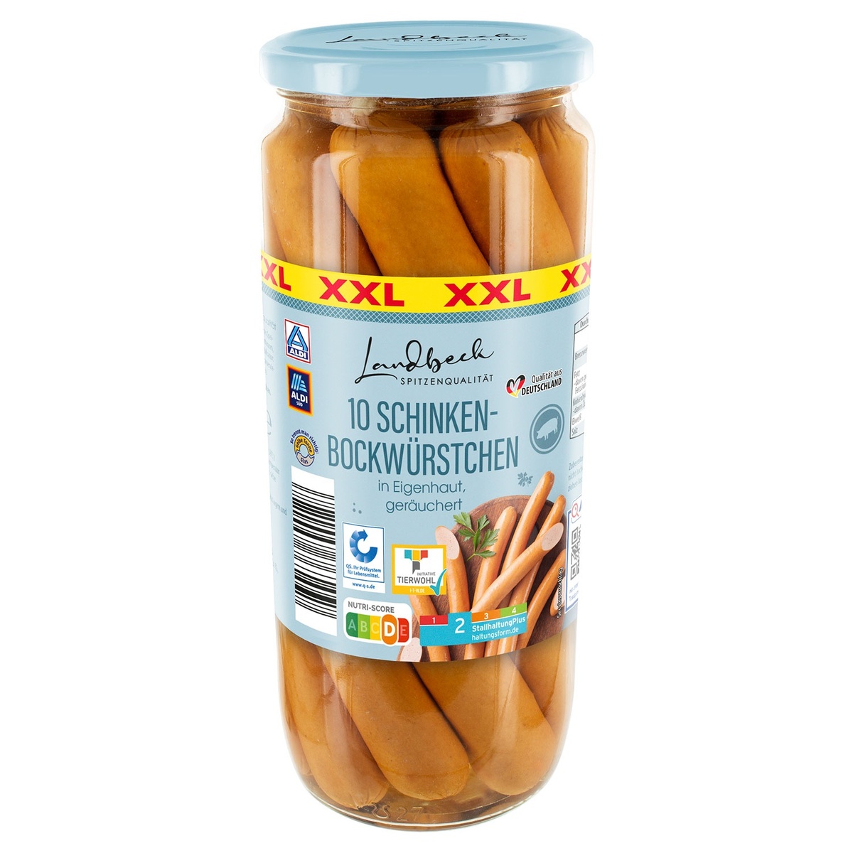 Bild 1 von LANDBECK XXL Schinken-Bockwürstchen 720 g