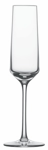 Zwiesel Sektgläser Pure, Tritan-Kristallglas, 21.5 cl, Mit Moussierpunkt, 6 Stück