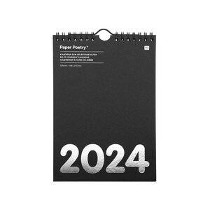 Rico Design
                                        Paper Poetry Kalender 2024 schwarz DIN A5