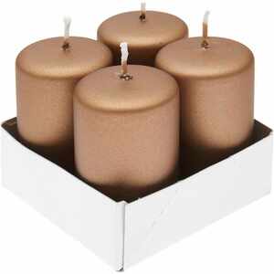 Stumpen-Kerzen 8x5cm 4 Stück