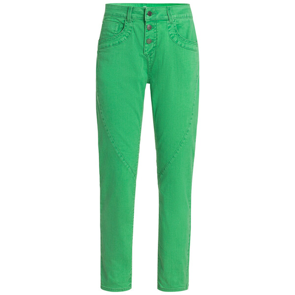 Bild 1 von Damen Slim-Jeans mit Crinkle-Effekt GRÜN