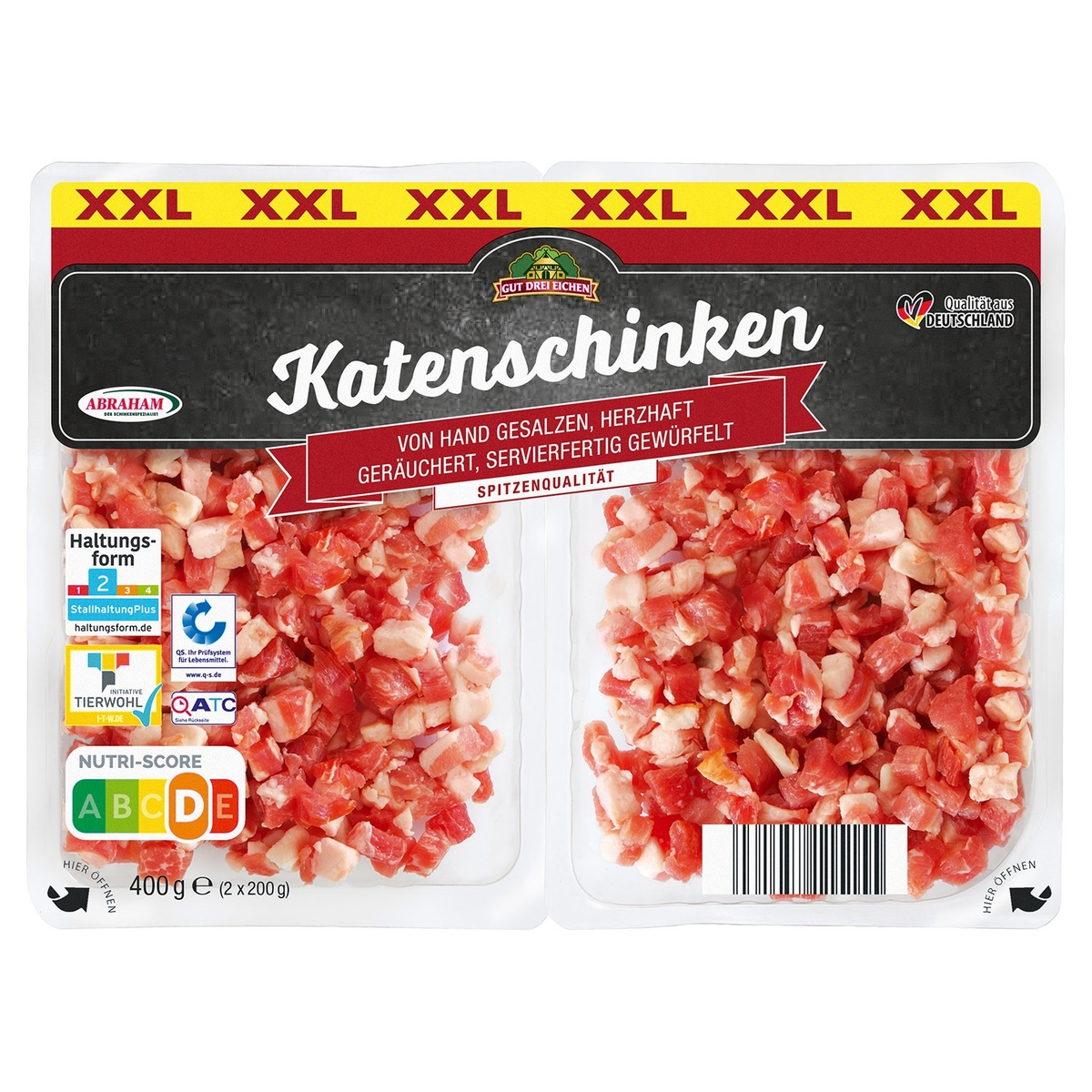 Bild 1 von GUT DREI EICHEN Katenschinkenwürfel 400 g