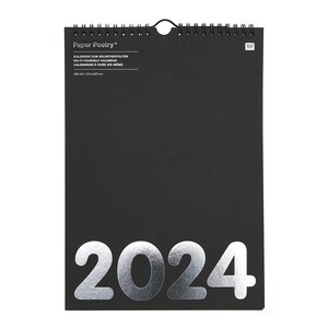 Rico Design
                                        Paper Poetry Kalender 2024 DIN A4 schwarz