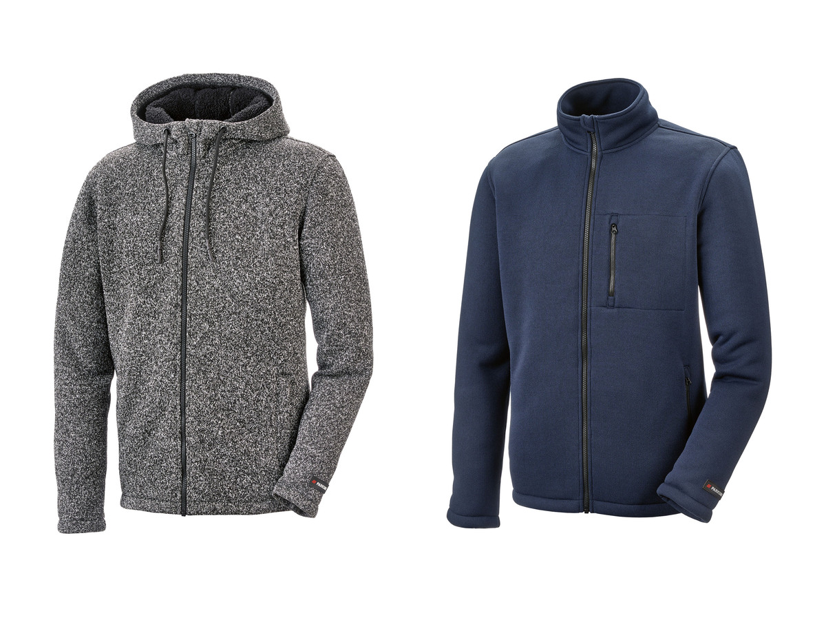 Bild 1 von PARKSIDE® Herren Strickfleece-Jacke, mit warmen Teddyfutter