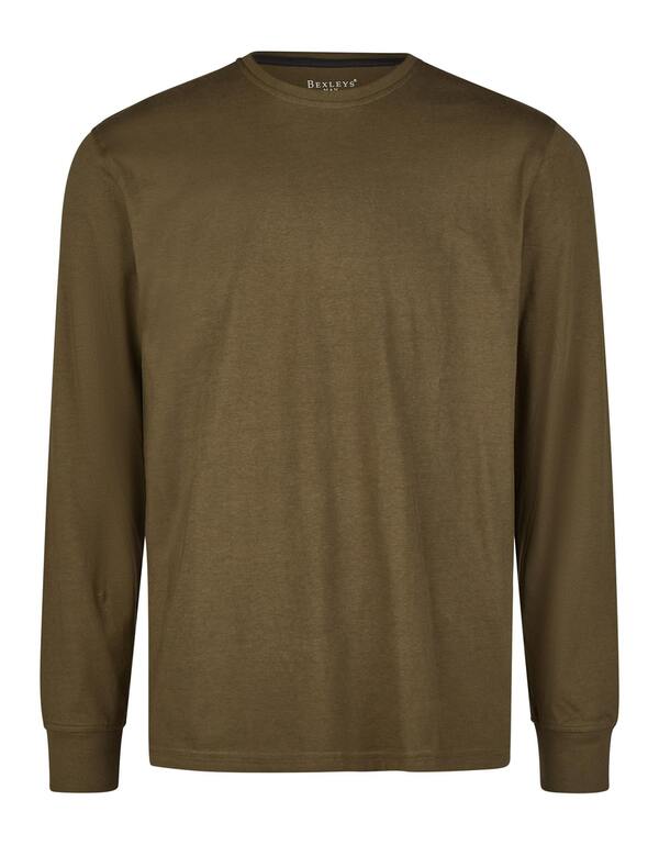 Bild 1 von Bexleys man - Basic Longsleeve in Unifarbe