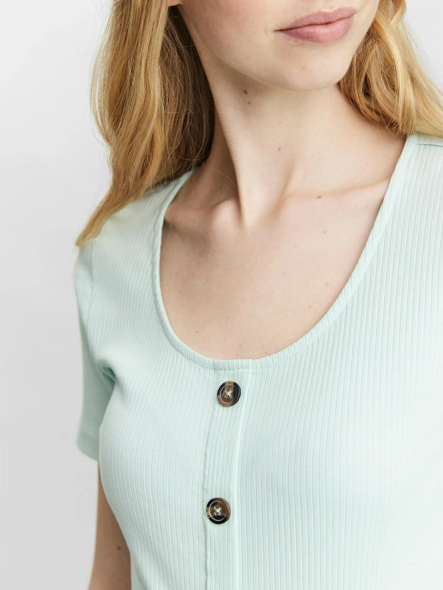 Bild 3 von Vero Moda VMHELSINKI SS TOP  GA Shirt
                 
                                                        Blau