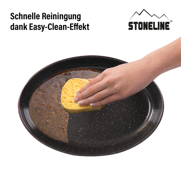 Bild 4 von STONELINE Auflaufform aus Borosilikat mit Beschichtung, oval, 34,4 x 24,2 x 6,5 cm, 3,2 L