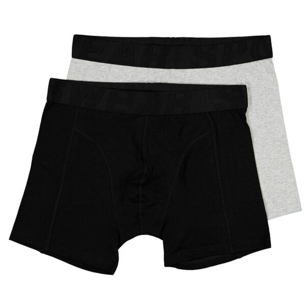 Bild 1 von Herren Boxershorts Stretch, Grau/Schwarz, S