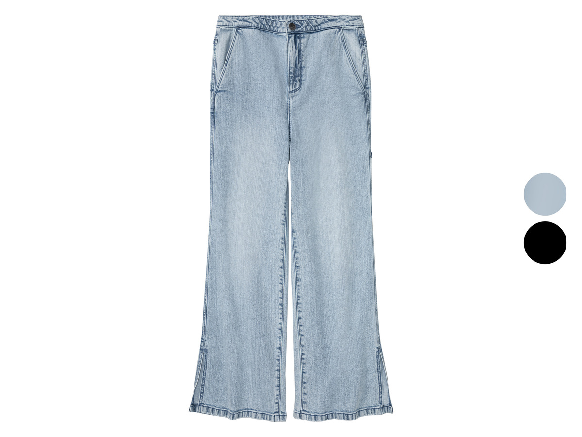 Bild 1 von pepperts!® Kinder Mädchen Jeans Wide Leg, hohe Leibhöhe
