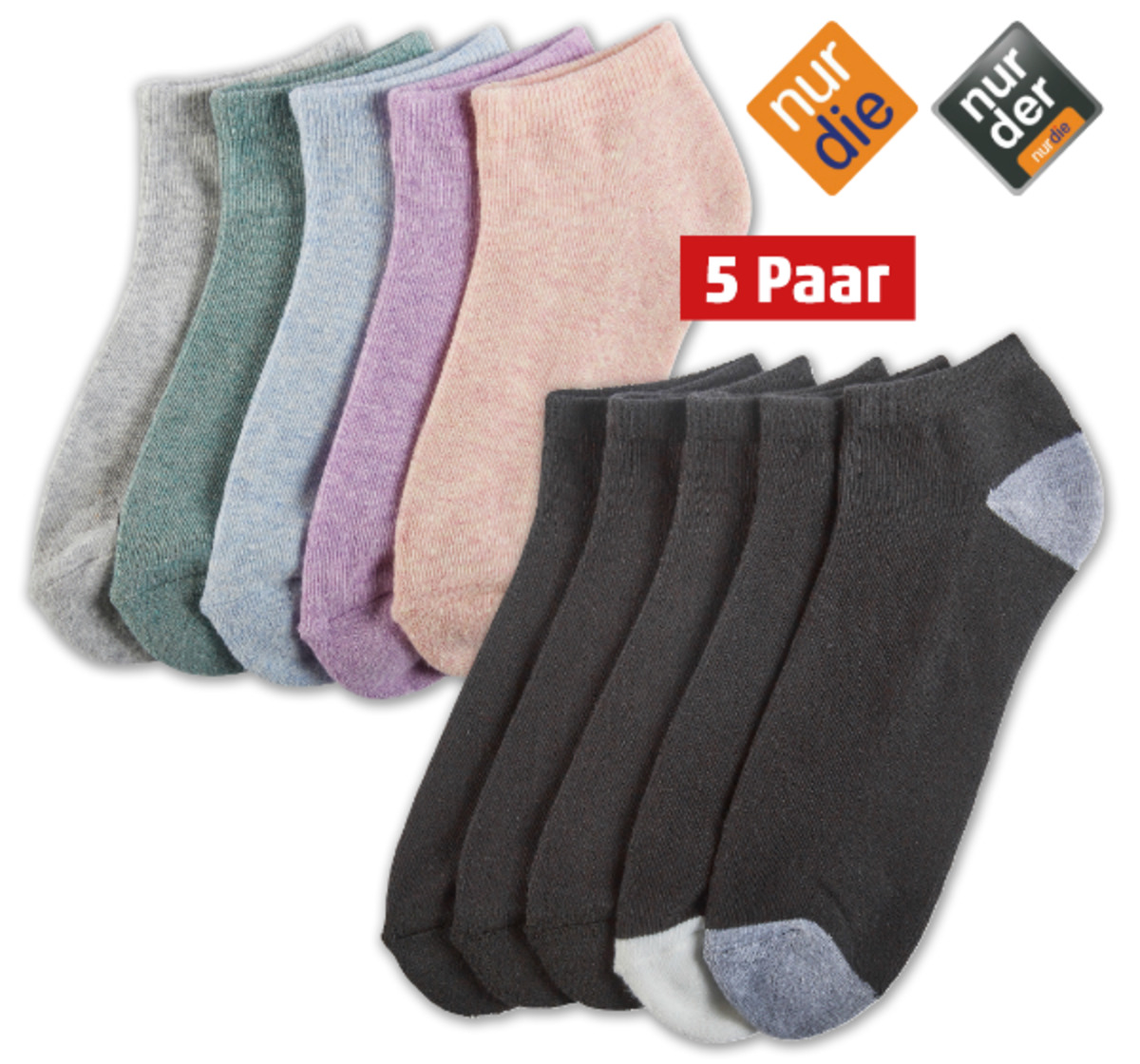 Bild 1 von NUR DIE / NUR DER Sneaker-Socken*