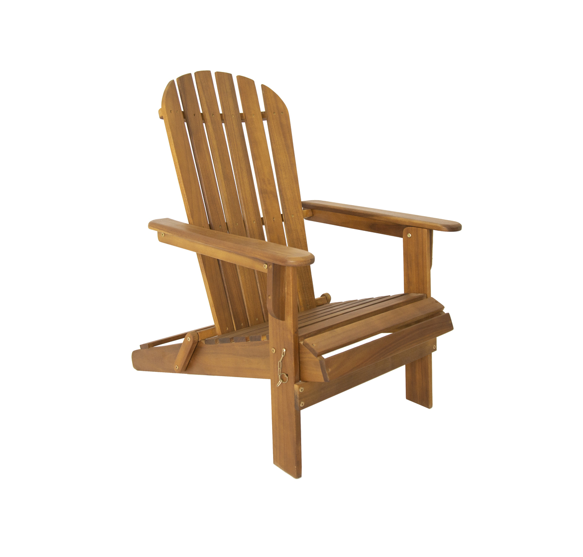Bild 2 von HC Garten & Freizeit klappbarer Liegestuhl Lounge Adirondack Akazie 84 x 69 x 93 cm braun