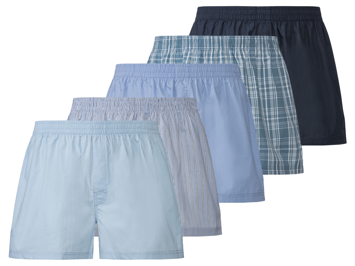 Bild 1 von LIVERGY® Herren Boxer, 5 Stück, aus reiner Baumwolle