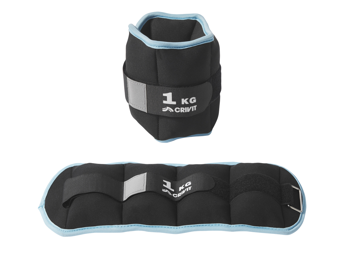 Bild 1 von CRIVIT Gewichtsmanschetten, 2 x 1 kg, individuell einstellbar