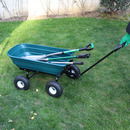 Bild 3 von GreenYard® Gartenwagen mit Kippfunktion, Volumen 65l,Tragkraft 200kg, Handwagen Bollerwagen