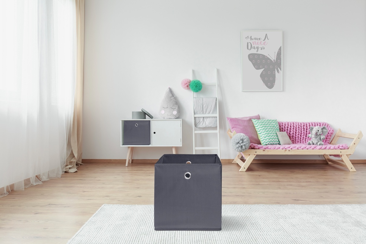 Bild 2 von Trendstabil Aufbewahrungsbox 3er-Set - Dunkelgrau