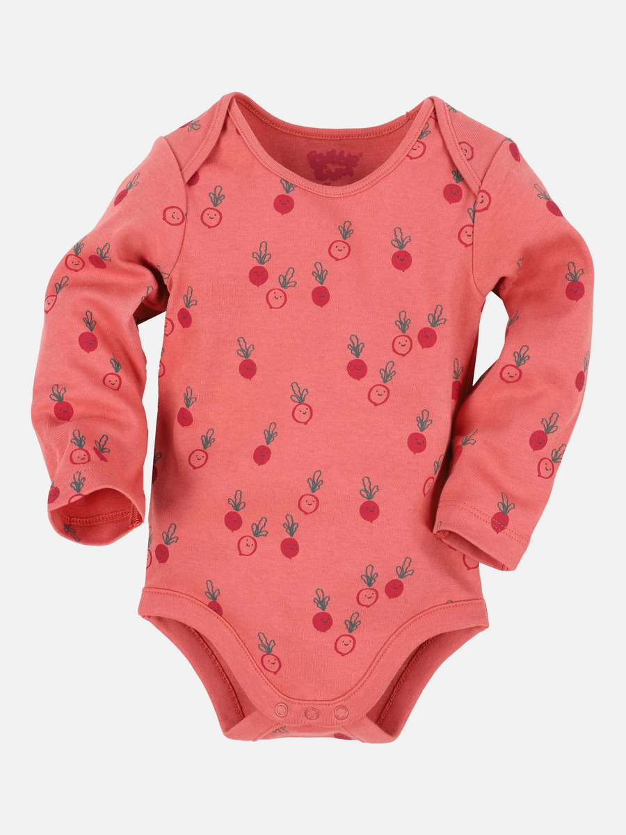 Bild 1 von Baby Body mit langem Arm und Alloverprint
                 
                                                        Lila