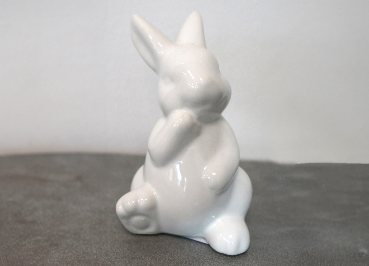 Bild 1 von Keramik-Hase ca. 6 x 9 cm